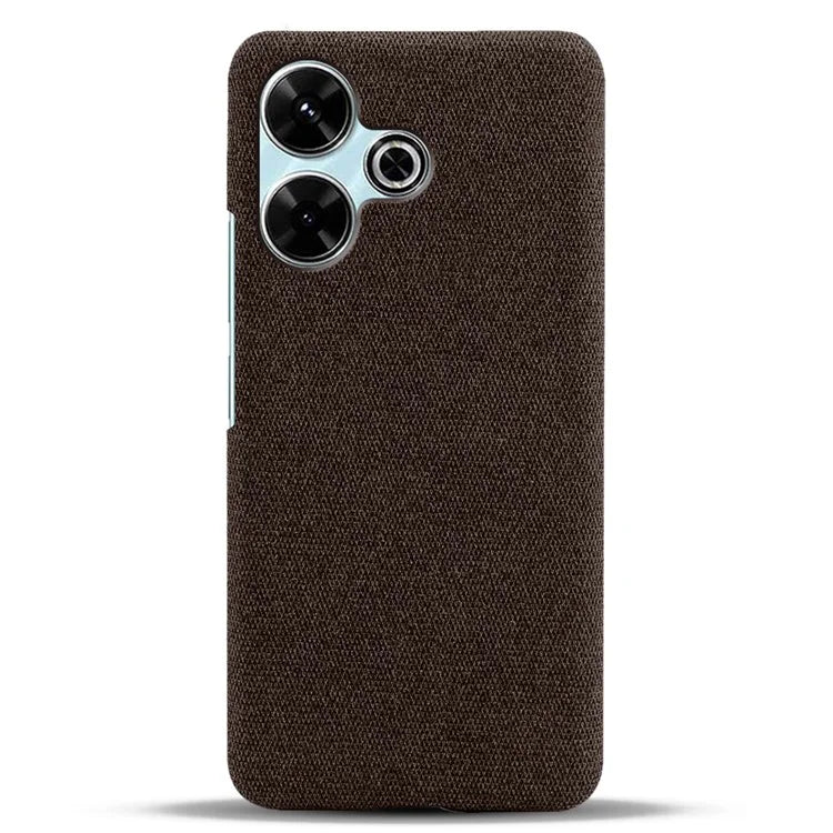 For Xiaomi Redmi 13 4G Case Cloth Texture Anti-Scratch Protective PC Phone Cover