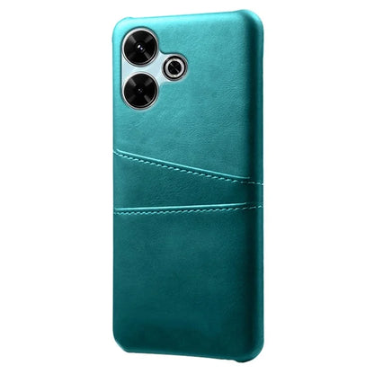 For Xiaomi Redmi 13 4G Case Dual Card Slots PU Leather + Hard PC Phone Cover