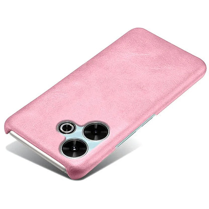 For Xiaomi Redmi 13 4G Case Calf Texture PU Leather Hard PC Protective Phone Cover