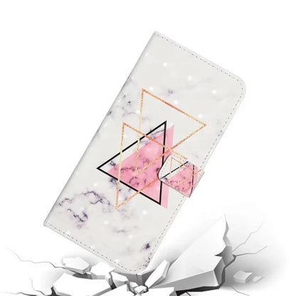 For Motorola Edge 50 5G Case 3D Creative Pattern PU Leather Stand Phone Cover