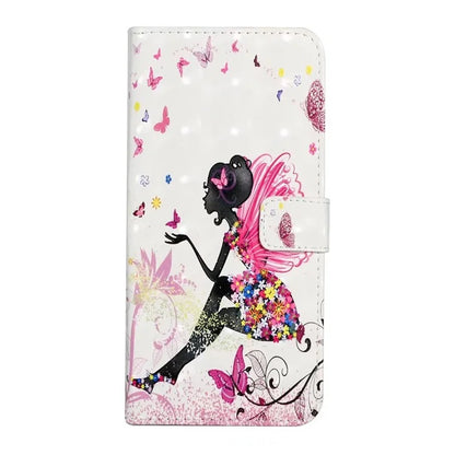For Motorola Edge 50 5G Case 3D Creative Pattern PU Leather Stand Phone Cover