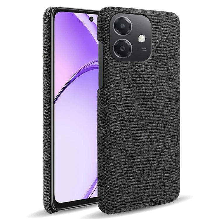 For Oppo A3x 5G (India) Case Cloth Texture Anti-Scratch Protective PC Phone Cover