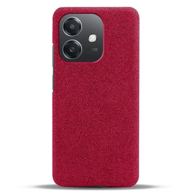 For Oppo A3x 5G (India) Case Cloth Texture Anti-Scratch Protective PC Phone Cover