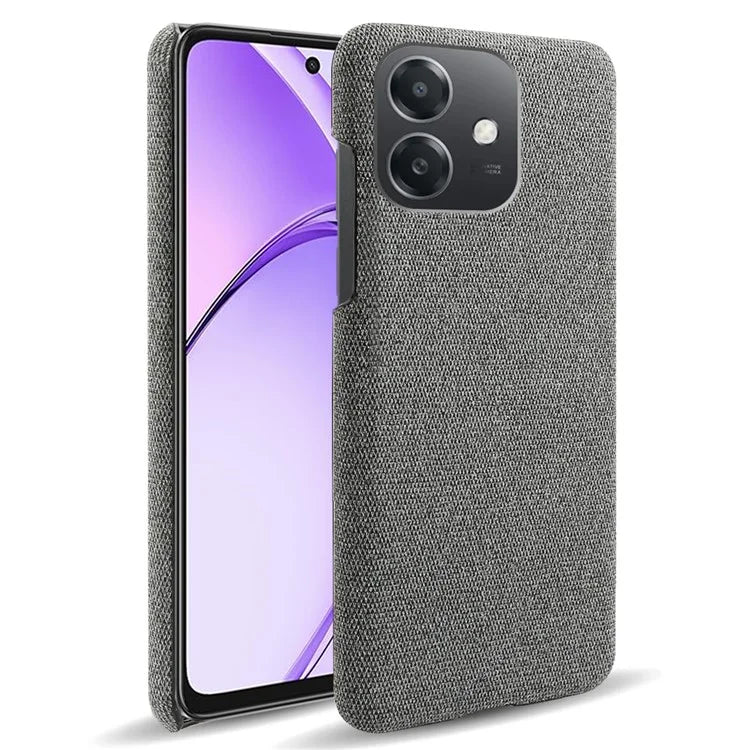 For Oppo A3x 5G (India) Case Cloth Texture Anti-Scratch Protective PC Phone Cover