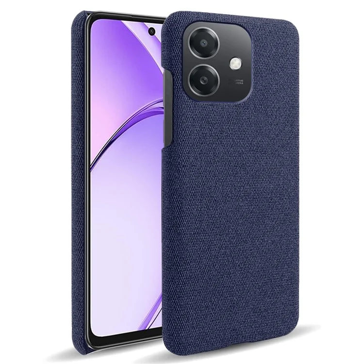 For Oppo A3x 5G (India) Case Cloth Texture Anti-Scratch Protective PC Phone Cover
