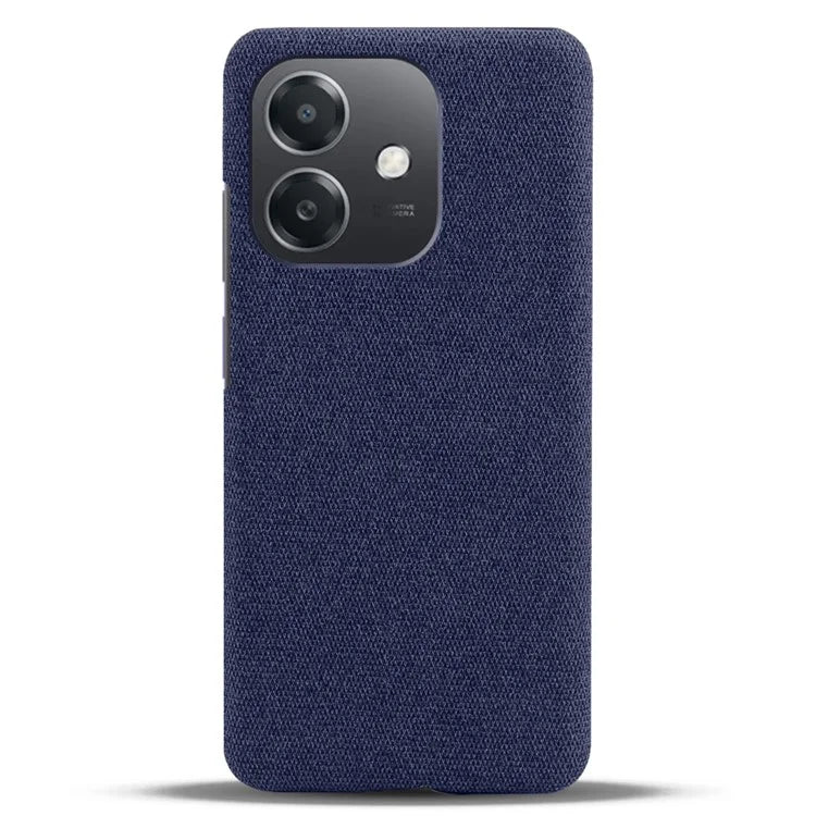 For Oppo A3x 5G (India) Case Cloth Texture Anti-Scratch Protective PC Phone Cover
