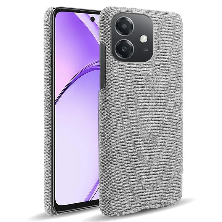 For Oppo A3x 5G (India) Case Cloth Texture Anti-Scratch Protective PC Phone Cover