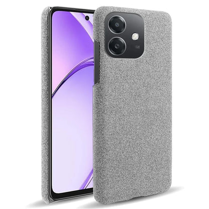 For Oppo A3x 5G (India) Case Cloth Texture Anti-Scratch Protective PC Phone Cover