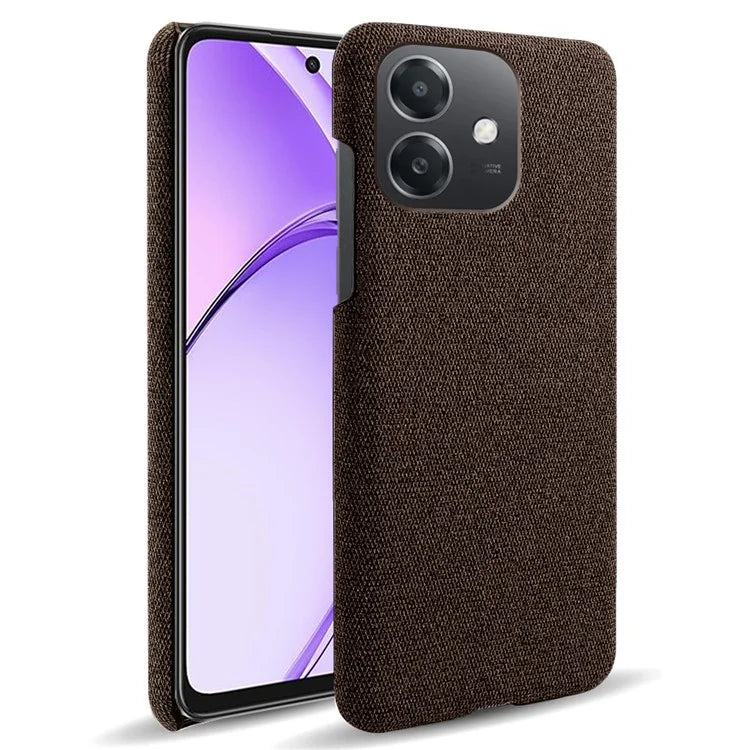 For Oppo A3x 5G (India) Case Cloth Texture Anti-Scratch Protective PC Phone Cover
