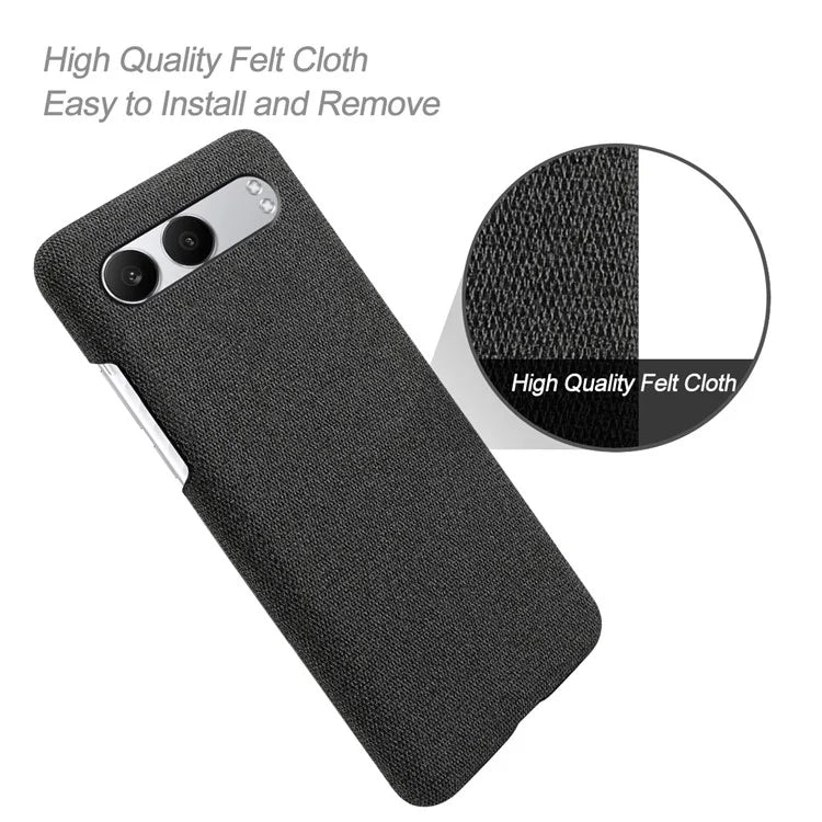 For OnePlus Nord 4 Case Cloth Texture Anti-Scratch Protective PC Phone Cover