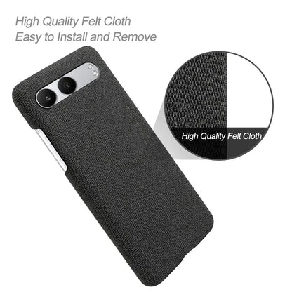 For OnePlus Nord 4 Case Cloth Texture Anti-Scratch Protective PC Phone Cover