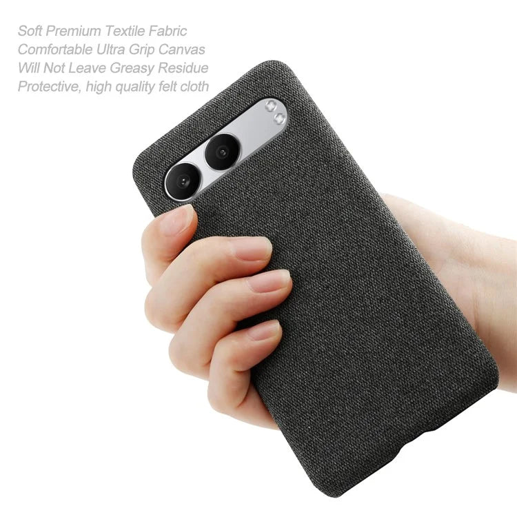 For OnePlus Nord 4 Case Cloth Texture Anti-Scratch Protective PC Phone Cover