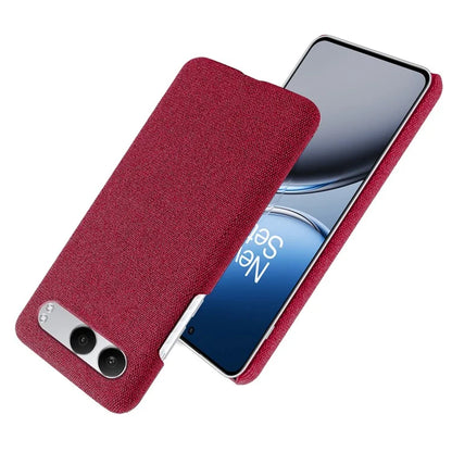 For OnePlus Nord 4 Case Cloth Texture Anti-Scratch Protective PC Phone Cover