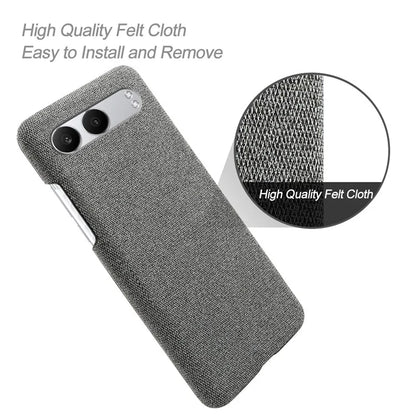 For OnePlus Nord 4 Case Cloth Texture Anti-Scratch Protective PC Phone Cover