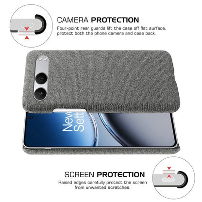 For OnePlus Nord 4 Case Cloth Texture Anti-Scratch Protective PC Phone Cover