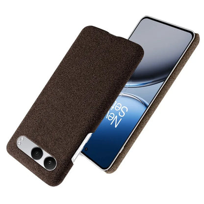 For OnePlus Nord 4 Case Cloth Texture Anti-Scratch Protective PC Phone Cover