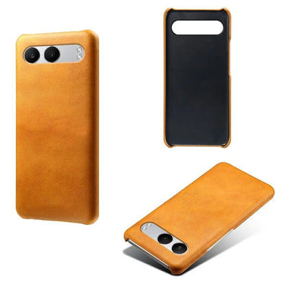 For OnePlus Nord 4 Case Calf Texture PU Leather Hard PC Protective Phone Cover