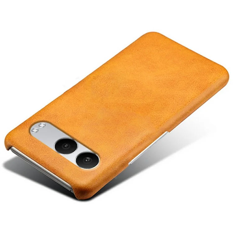For OnePlus Nord 4 Case Calf Texture PU Leather Hard PC Protective Phone Cover