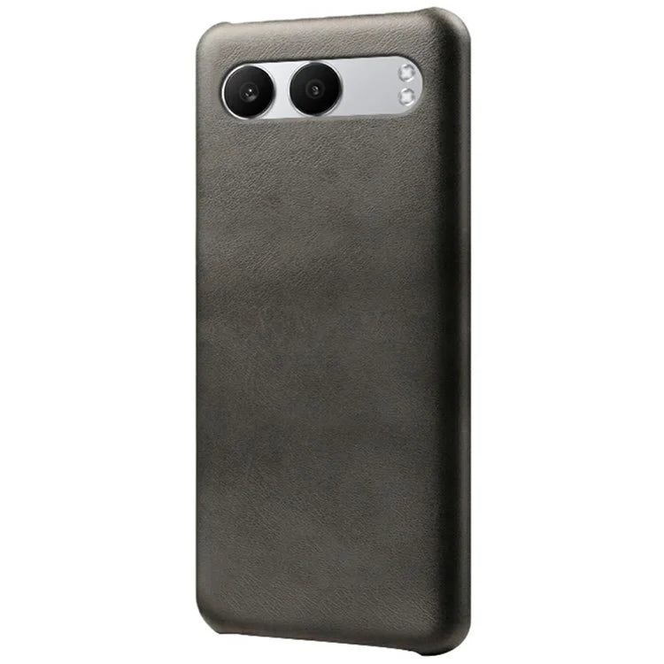 For OnePlus Nord 4 Case Calf Texture PU Leather Hard PC Protective Phone Cover