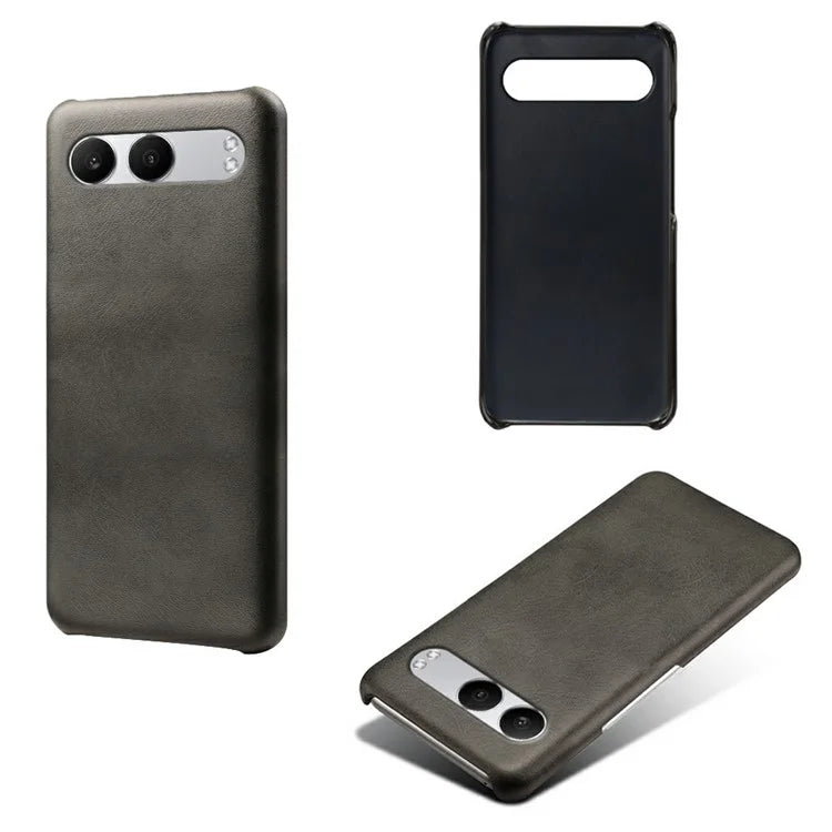 For OnePlus Nord 4 Case Calf Texture PU Leather Hard PC Protective Phone Cover
