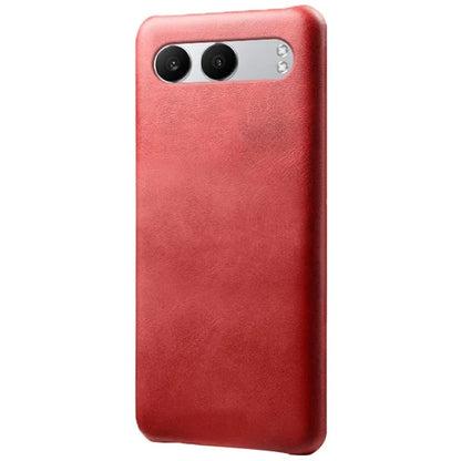 For OnePlus Nord 4 Case Calf Texture PU Leather Hard PC Protective Phone Cover