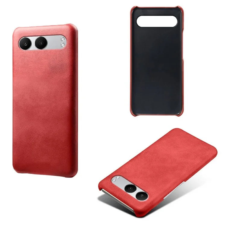 For OnePlus Nord 4 Case Calf Texture PU Leather Hard PC Protective Phone Cover