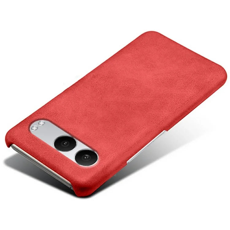 For OnePlus Nord 4 Case Calf Texture PU Leather Hard PC Protective Phone Cover
