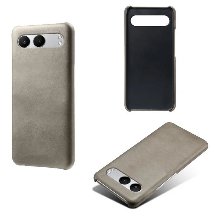 For OnePlus Nord 4 Case Calf Texture PU Leather Hard PC Protective Phone Cover