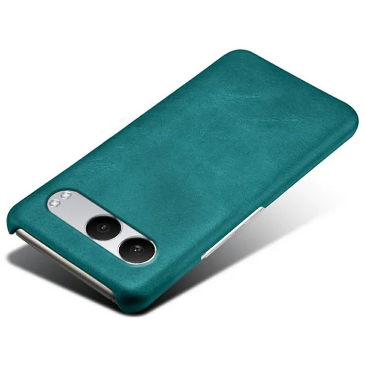 For OnePlus Nord 4 Case Calf Texture PU Leather Hard PC Protective Phone Cover