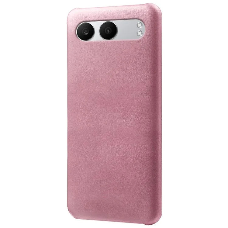 For OnePlus Nord 4 Case Calf Texture PU Leather Hard PC Protective Phone Cover