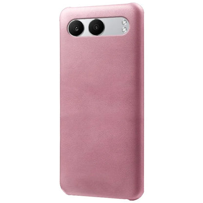 For OnePlus Nord 4 Case Calf Texture PU Leather Hard PC Protective Phone Cover