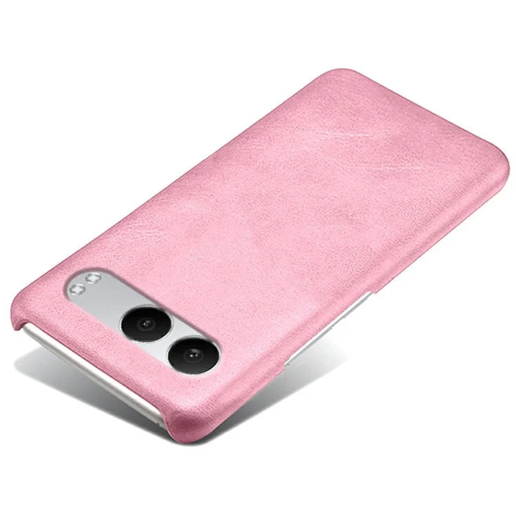 For OnePlus Nord 4 Case Calf Texture PU Leather Hard PC Protective Phone Cover