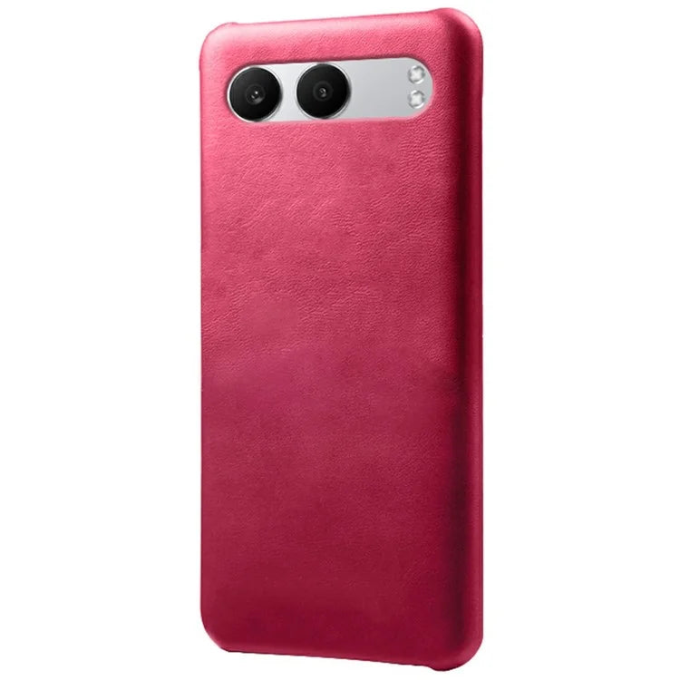 For OnePlus Nord 4 Case Calf Texture PU Leather Hard PC Protective Phone Cover