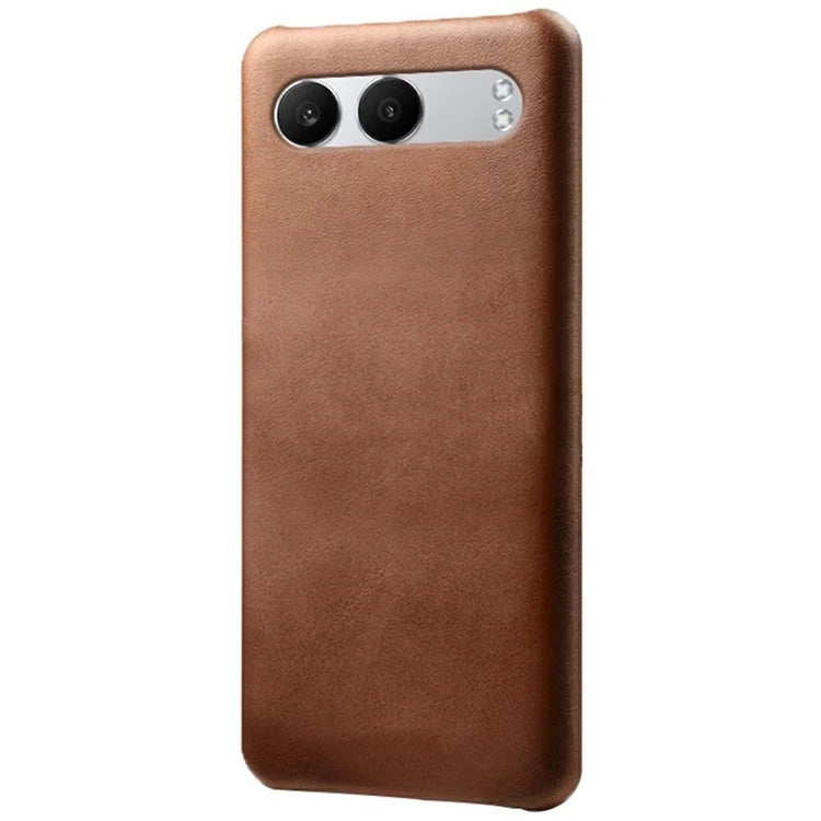 For OnePlus Nord 4 Case Calf Texture PU Leather Hard PC Protective Phone Cover