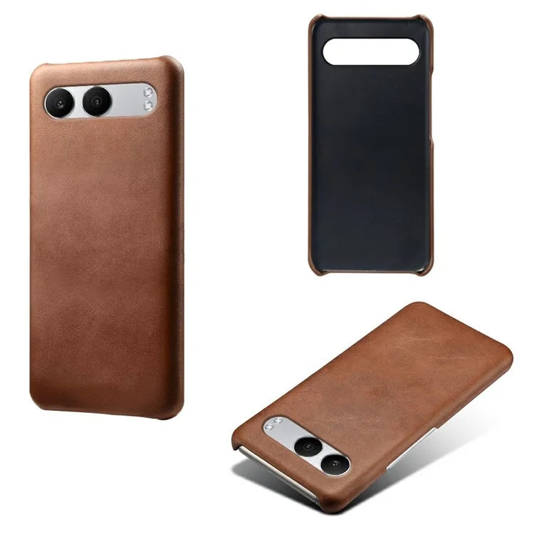For OnePlus Nord 4 Case Calf Texture PU Leather Hard PC Protective Phone Cover