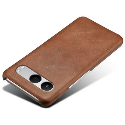 For OnePlus Nord 4 Case Calf Texture PU Leather Hard PC Protective Phone Cover