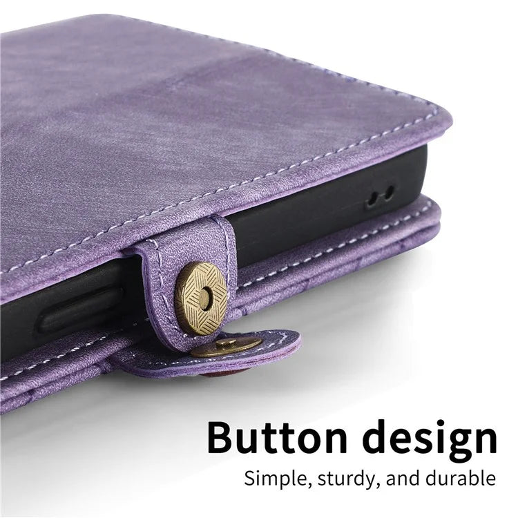 For Honor X6b 4G Case Zipper Wallet Geometry Lines Leather Phone Cover
