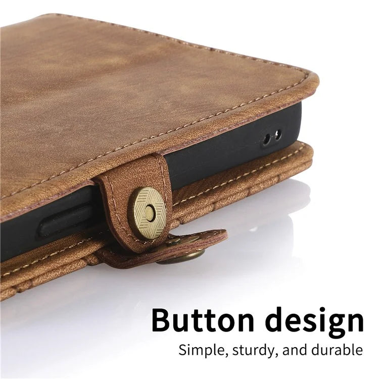 For Honor X6b 4G Case Zipper Wallet Geometry Lines Leather Phone Cover