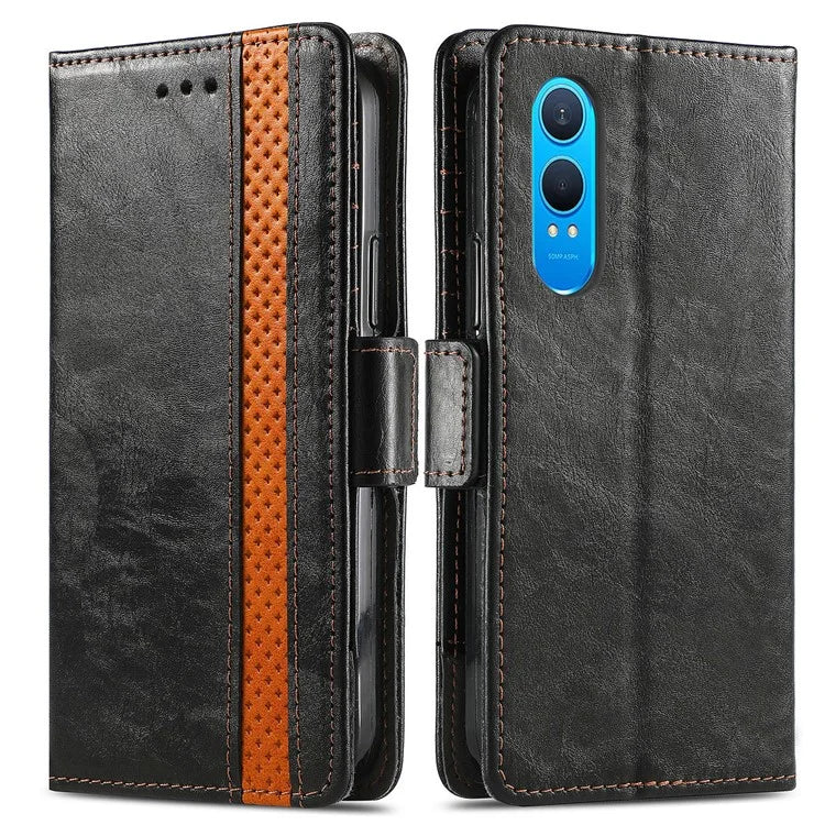 CASENEO 002 Series For OnePlus Nord CE4 Lite 5G / Oppo K12x 5G (China) Case Stand Wallet Splicing PU Leather Cover