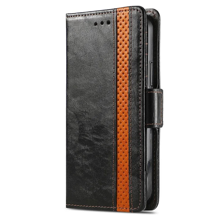 CASENEO 002 Series For OnePlus Nord CE4 Lite 5G / Oppo K12x 5G (China) Case Stand Wallet Splicing PU Leather Cover