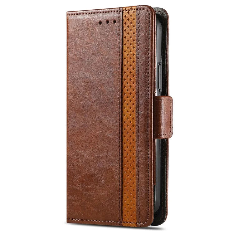 CASENEO 002 Series For OnePlus Nord CE4 Lite 5G / Oppo K12x 5G (China) Case Stand Wallet Splicing PU Leather Cover