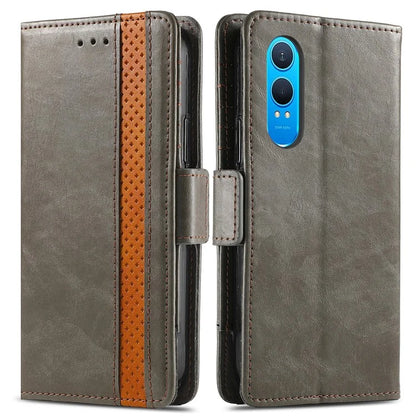 CASENEO 002 Series For OnePlus Nord CE4 Lite 5G / Oppo K12x 5G (China) Case Stand Wallet Splicing PU Leather Cover
