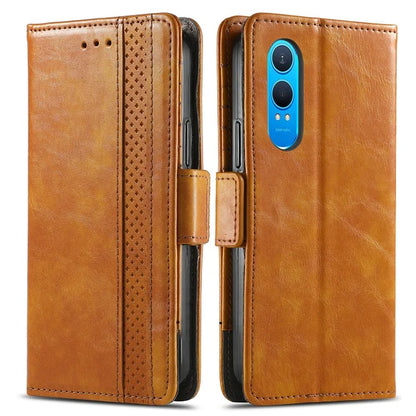 CASENEO 002 Series For OnePlus Nord CE4 Lite 5G / Oppo K12x 5G (China) Case Stand Wallet Splicing PU Leather Cover
