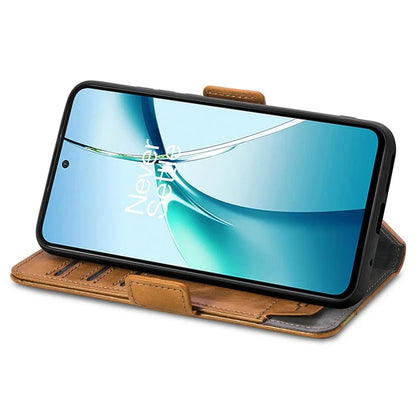 CASENEO 002 Series For OnePlus Nord CE4 Lite 5G / Oppo K12x 5G (China) Case Stand Wallet Splicing PU Leather Cover