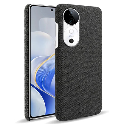 For vivo S19 5G Case Cloth Texture Anti-Scratch Protective PC Phone Cover