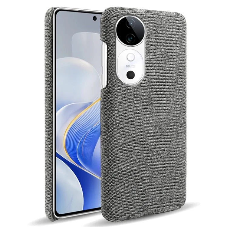 For vivo S19 5G Case Cloth Texture Anti-Scratch Protective PC Phone Cover