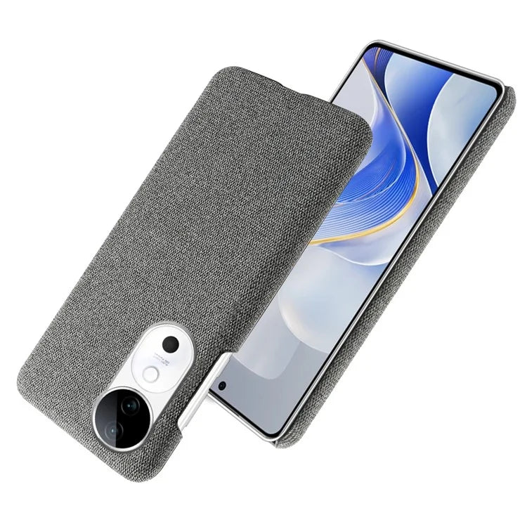For vivo S19 5G Case Cloth Texture Anti-Scratch Protective PC Phone Cover