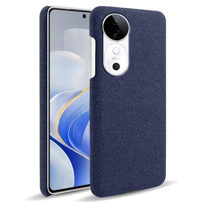 For vivo S19 5G Case Cloth Texture Anti-Scratch Protective PC Phone Cover