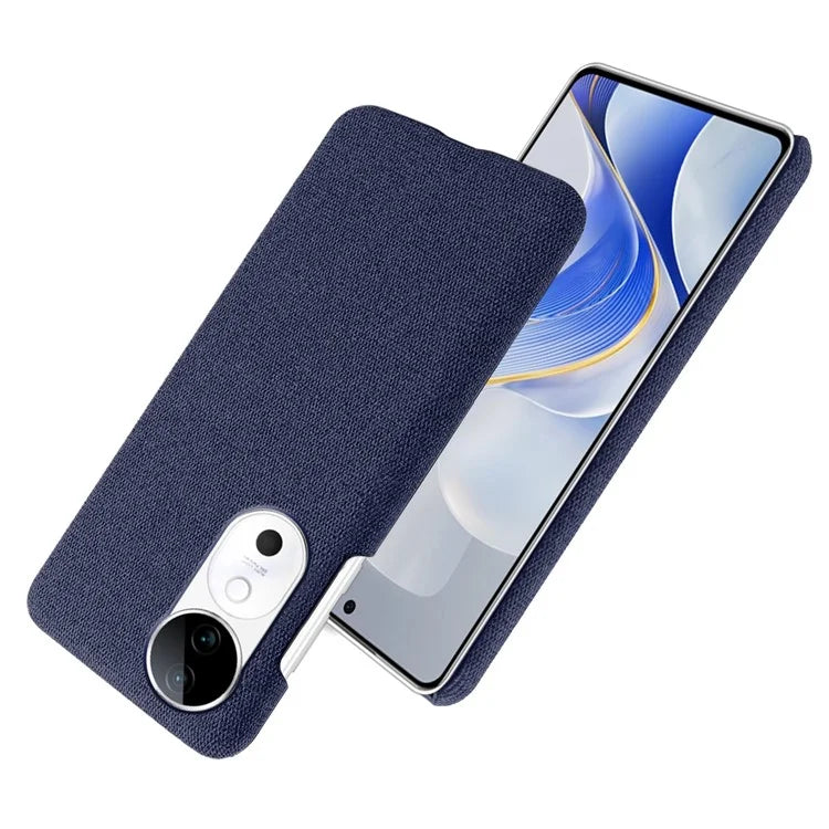 For vivo S19 5G Case Cloth Texture Anti-Scratch Protective PC Phone Cover