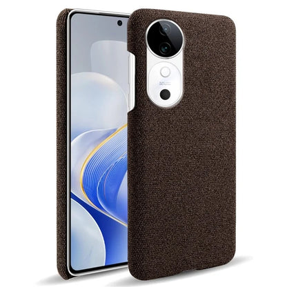 For vivo S19 5G Case Cloth Texture Anti-Scratch Protective PC Phone Cover
